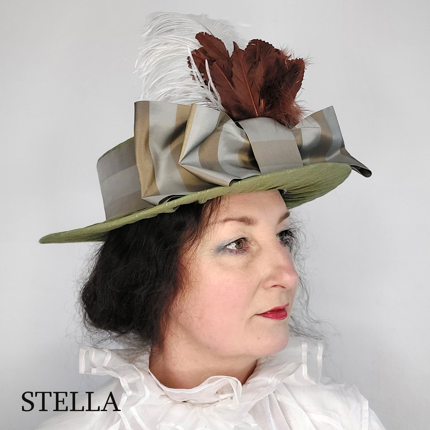 Late Victorian & Edwardian Style Hat – Stella - Image 6