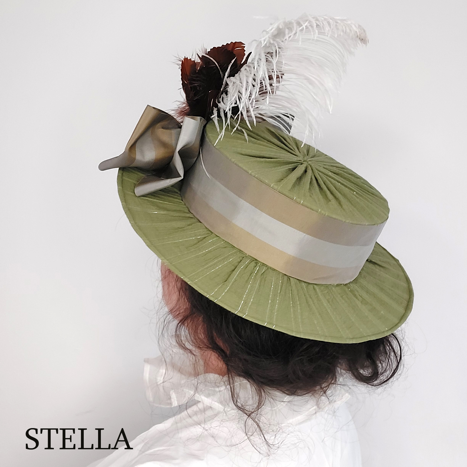 Late Victorian & Edwardian Style Hat – Stella - Image 4