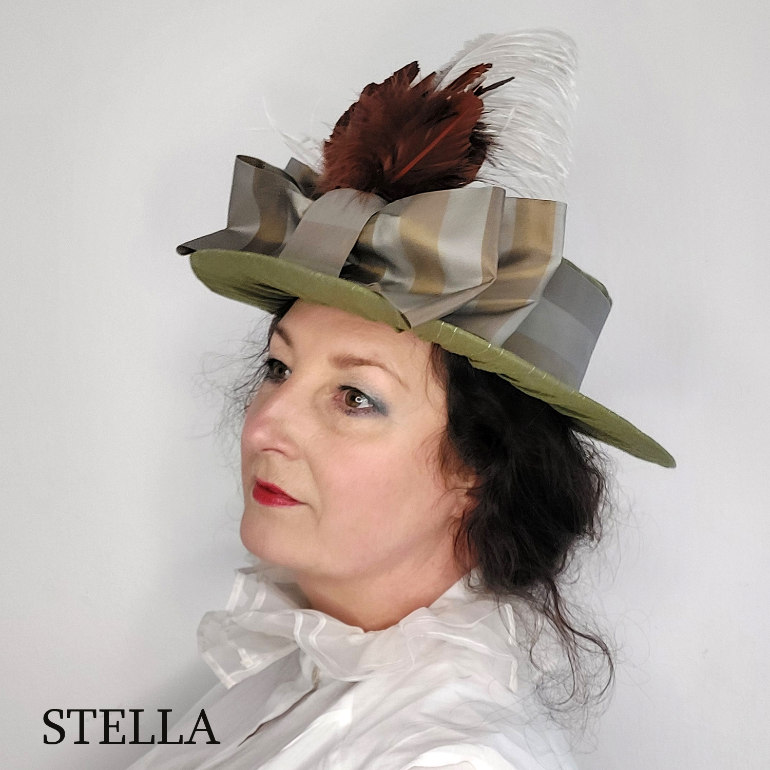 Late Victorian & Edwardian Style Hat – Stella - Image 3